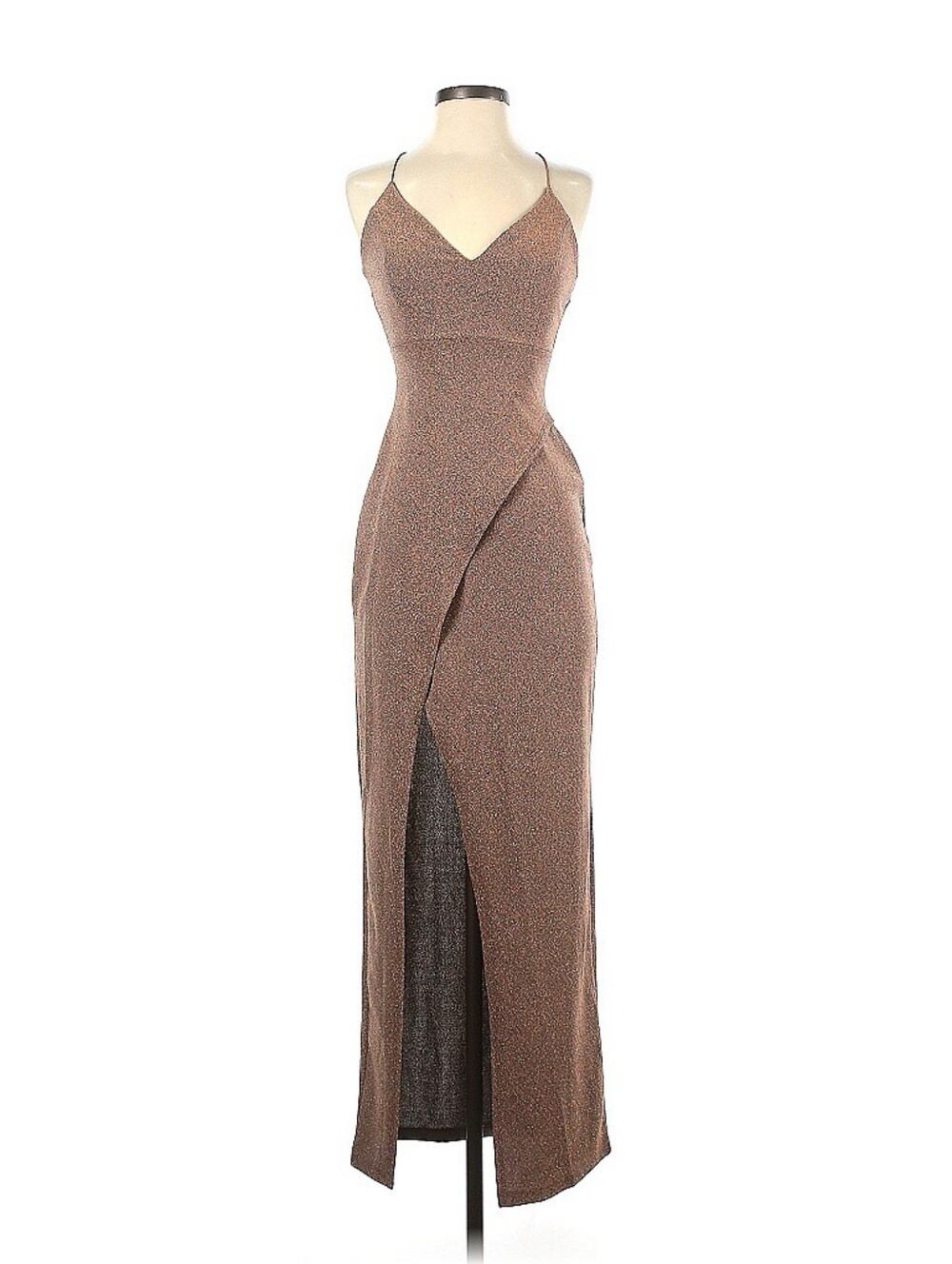 Vintage Sparkly Bronze Cocktail Dress